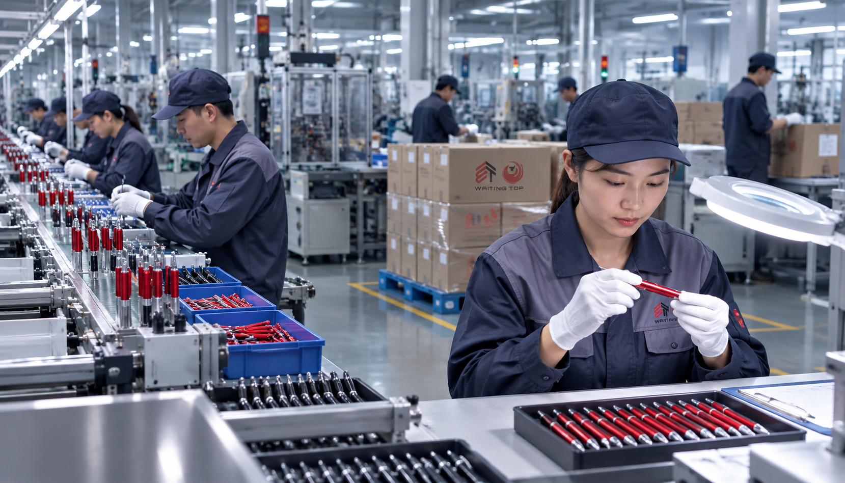 Stationery manufacturing and quality inspection