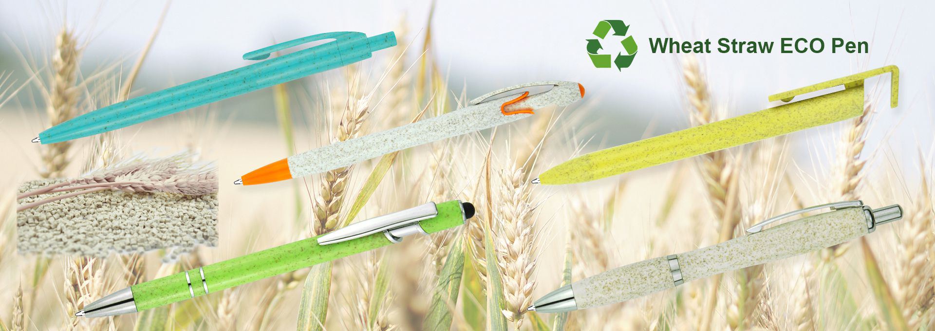 Wheat straw eco pens